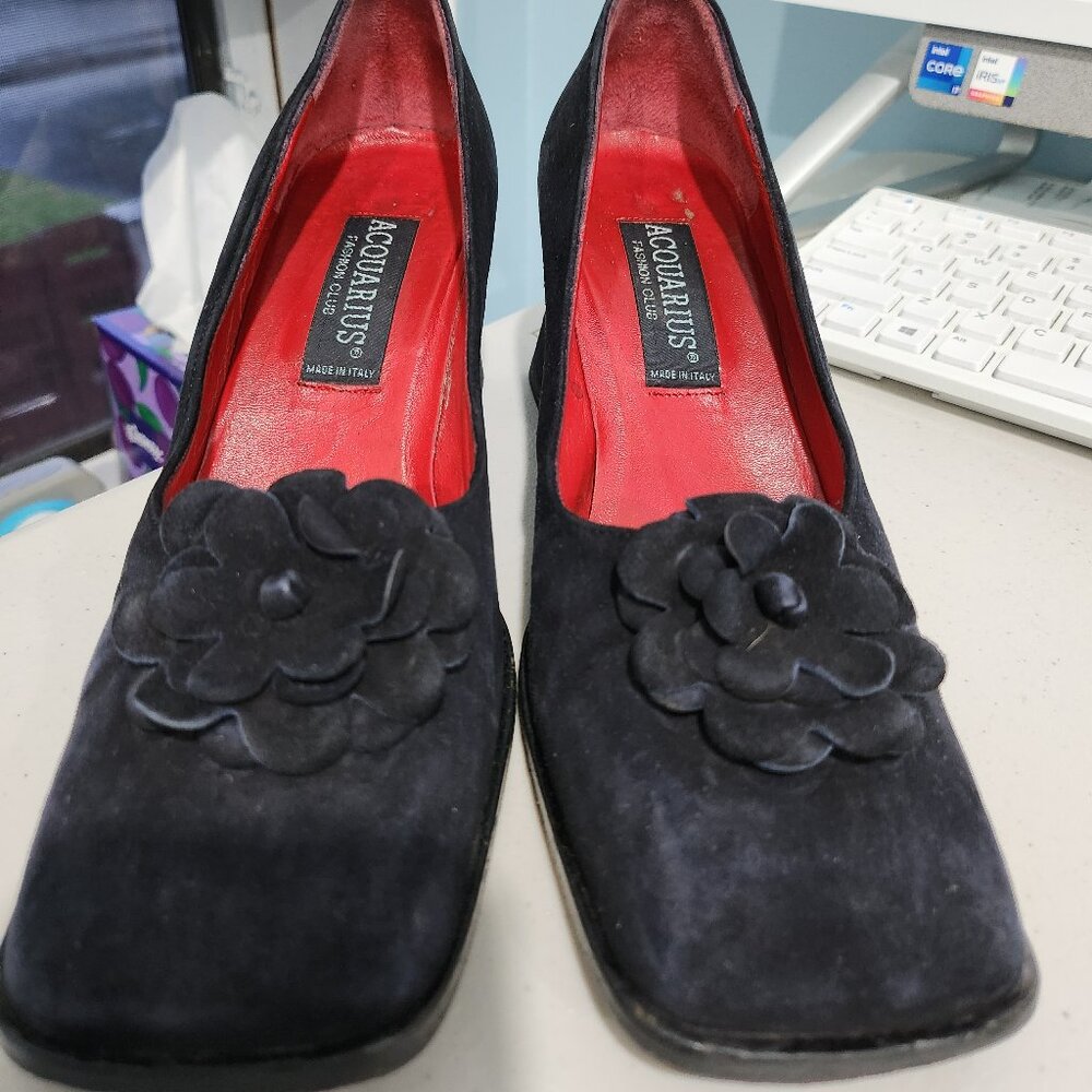 Acquarius Fashion Club Suede Shoes Size 7.5